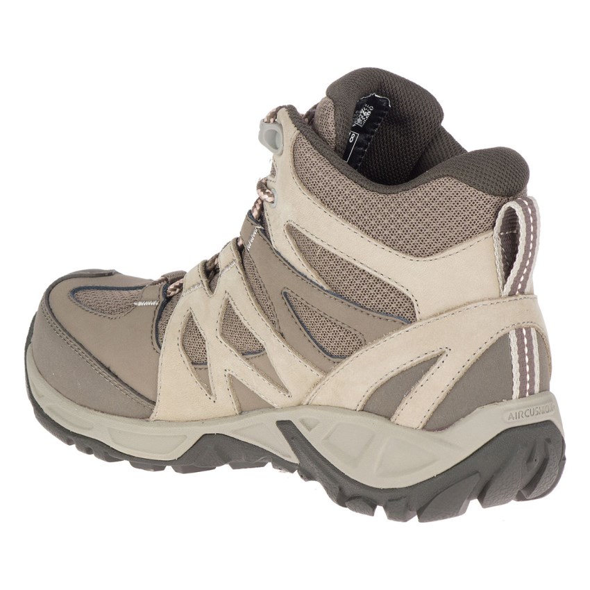 Bottes de Securite Merrell Siren Mid Waterproof Alloy Toe Marron Clair Femme | X.B.PEQD